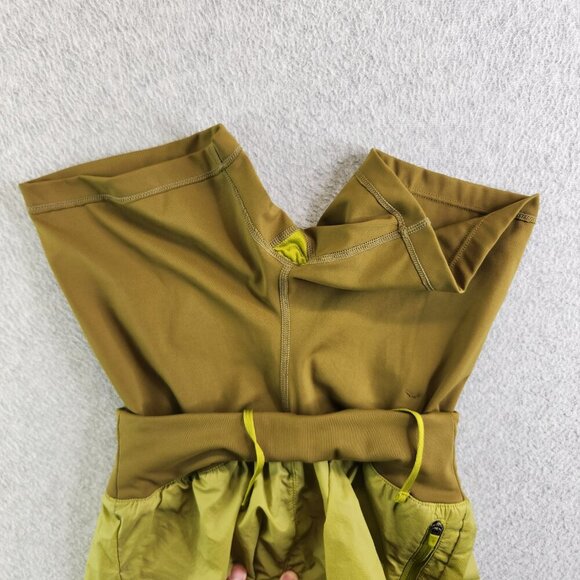 Nike Shorts Womens XS Green Run Division 2 In 1 Ripstop Zip Pocket Running - Picture 5 of 14